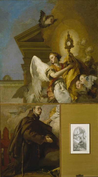 La visione di San Pasquale Baylon da Giambattista Tiepolo