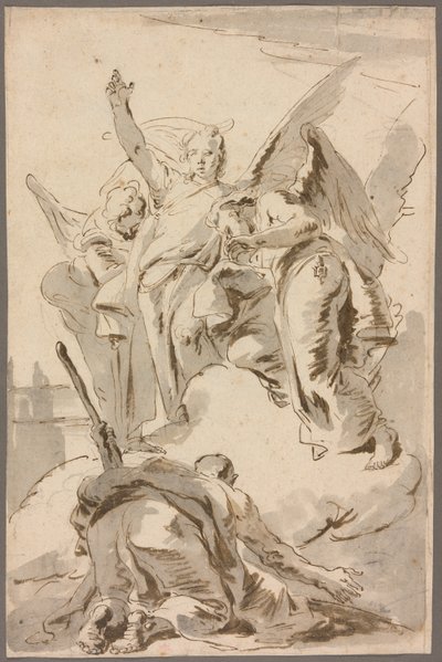 Tre angeli che appaiono ad Abramo da Giambattista Tiepolo