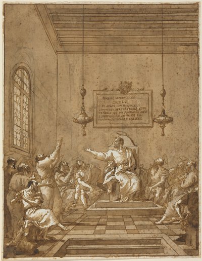 Il Credo degli Apostoli da Giambattista & Tiepolo Giandomenico (1727-1804) Tiepolo