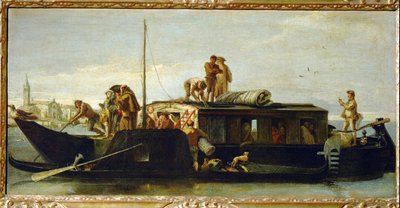Chiatta veneziana da Giambattista & Tiepolo Giandomenico (1727-1804) Tiepolo