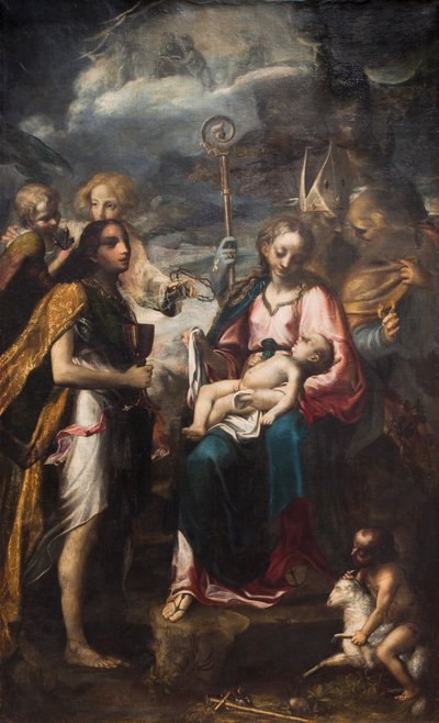 La Vergine e il Bambino e il mistero della Passione da Giambattista Tinti