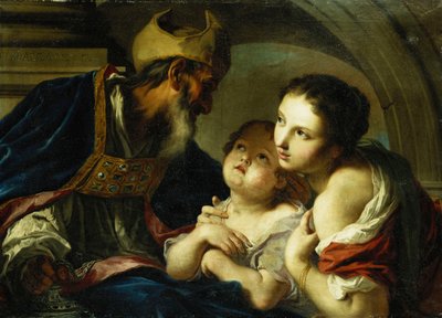 San Nicola di Bari con due bambini da Giambettino Cignaroli