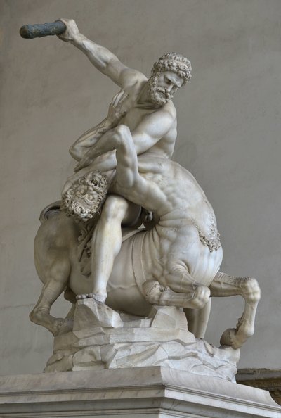 Ercole nella lotta contro il centauro Nesso da (after) Giambologna