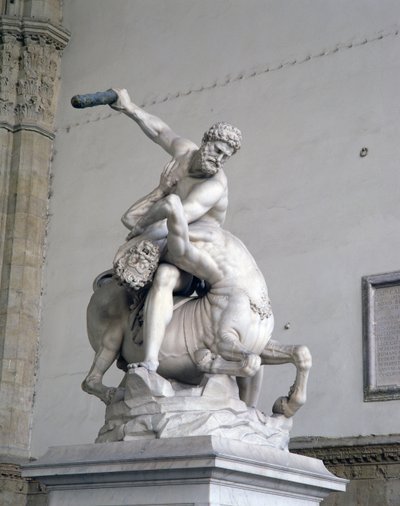Ercole che uccide il centauro (marmo) da Giambologna