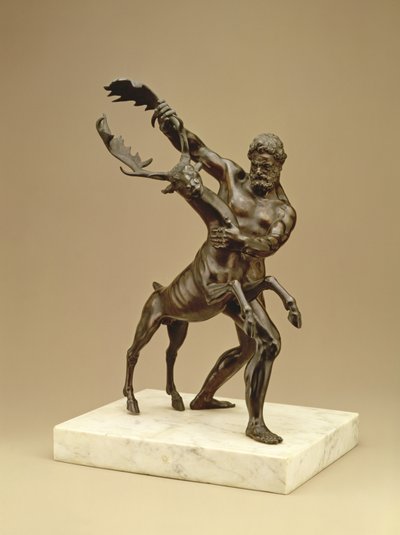 Ercole e il cervo arcadico da Giambologna