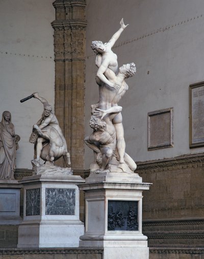 Il ratto delle Sabine, 1574-82 (marmo) da Giambologna