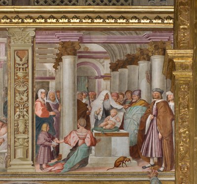 Navata Centrale, Quinta Campata Nord, Presentazione al Tempio, Gian Francesco Bembo da Gian Francesco Bembo