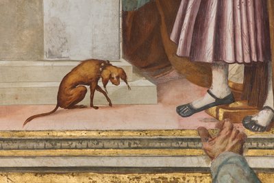 Navata centrale, quinta campata nord, Presentazione al Tempio da Gian Francesco Bembo