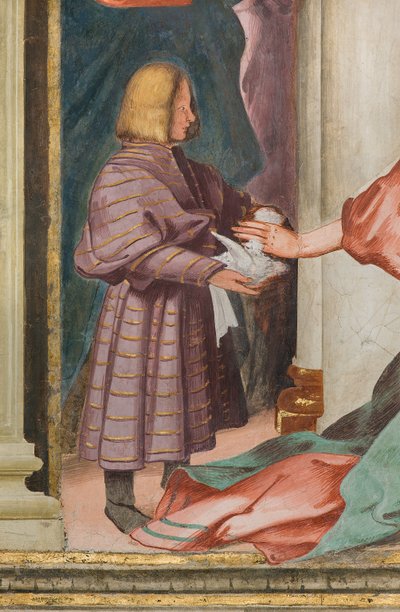 Navata centrale, Quinta campata nord, Presentazione al Tempio, Gian Francesco Bembo da Gian Francesco Bembo