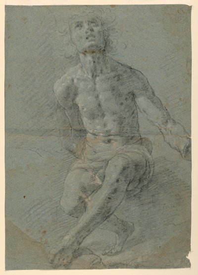 Studio per un nudo maschile da Gian Giacomo Barbelli