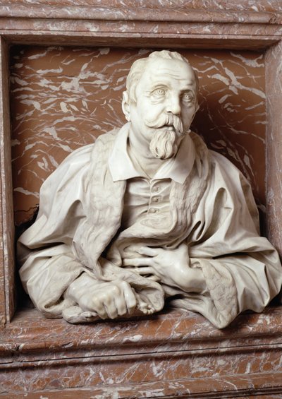 Busto di Gabrielle Fonseca (medico di Papa Innocenzo X) dalla Cappella Fonseca da Gian Lorenzo Bernini