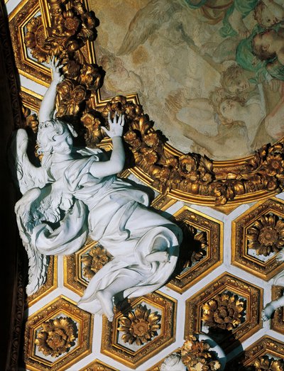 Dettaglio della decorazione in stile barocco, Chiesa di Sant