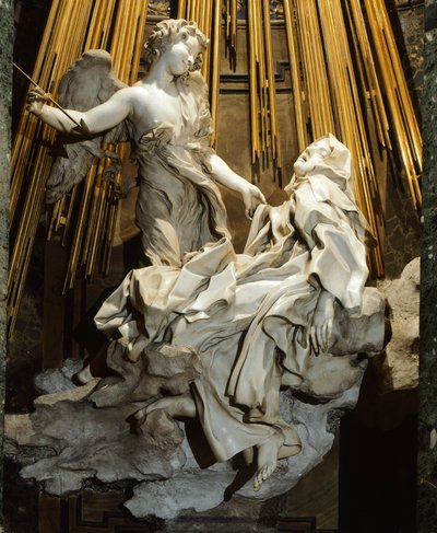 Italia, Roma, Chiesa di Santa Maria della Vittoria, Estasi di Santa Teresa d