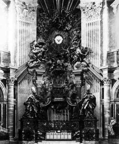 La Cattedra, o Trono del Vescovo da Gian Lorenzo Bernini