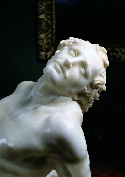Il martirio di San Lorenzo (dettaglio della testa del santo, 1613) da Gian Lorenzo Bernini