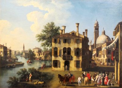 Veduta del Brenta, vicino a Dolo da Gianbattista Cimaroli