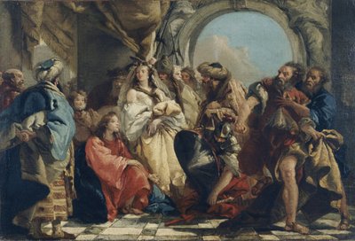 Cristo e la donna adultera da Giandomenico (1727 1804) Tiepolo