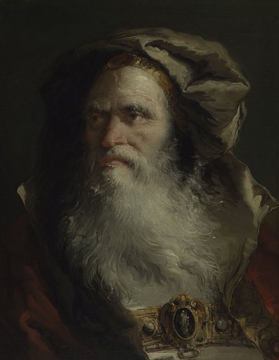 Testa di un filosofo da Giandomenico Tiepolo