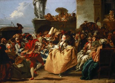 Scena di carnevale Il minuetto da Giovanni Domenico Tiepolo