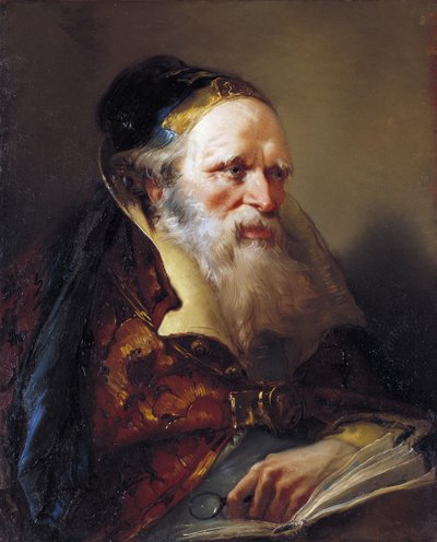 Testa di filosofo, c.1750-60 da Giovanni Domenico Tiepolo
