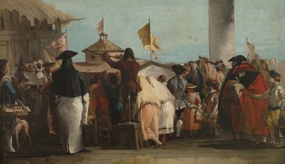 Mondo Novo, ca 1764-1765 da Giovanni Domenico Tiepolo