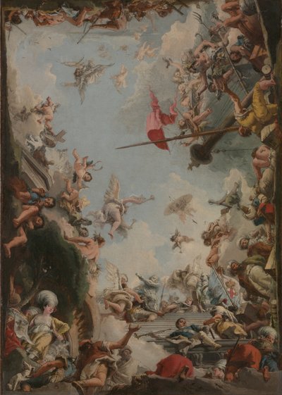 La glorificazione della famiglia Giustiniani da Giovanni Domenico Tiepolo