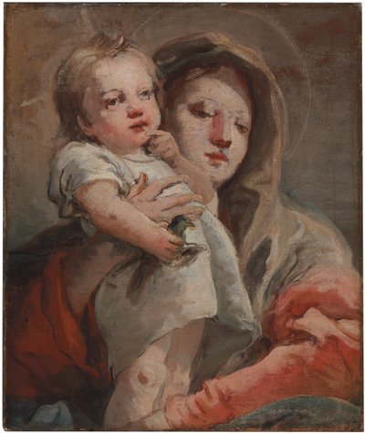 La Madonna e il Bambino con un cardellino da Giovanni Domenico Tiepolo