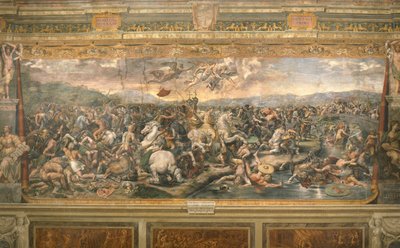 La battaglia del Ponte Milvio, 1517-1524 da Gianfrancesco Penni