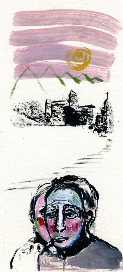 Villaggio di montagna, 2017 da Gigi Sudbury