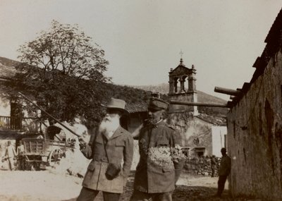 Album "Immagini di Guerra II": soldati italiani in Val Chiusone a Podsenica, 09/1917 da Gigliucci Gigliucci