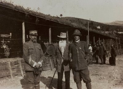 Album "Immagini di guerra II": soldati italiani in Val Chiusone a Podsenica, 09/1917 (foto in b/n) da Gigliucci Gigliucci