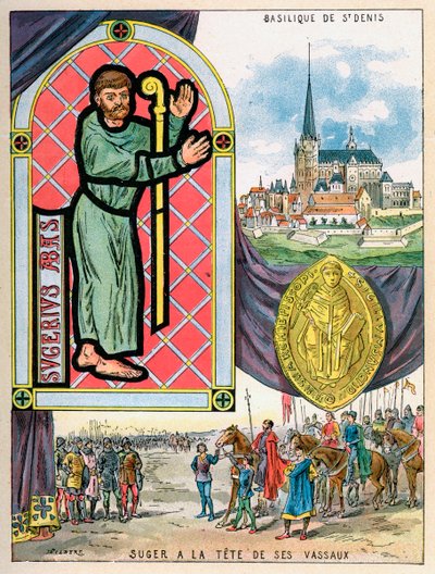 Abate Suger, abate-statista francese, 1898 da Gilbert