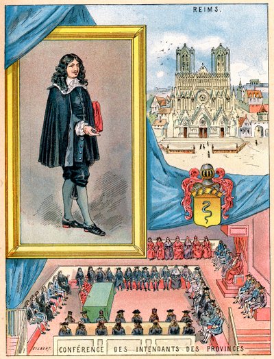 Jean-Baptiste Colbert, ministro delle finanze francese, 1898 da Gilbert