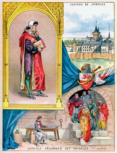 Jean de Joinville, cronista della Francia medievale, 1898 da Gilbert