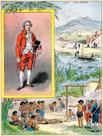 Louis Antoine de Bougainville, navigatore e comandante militare francese, 1898 da Gilbert