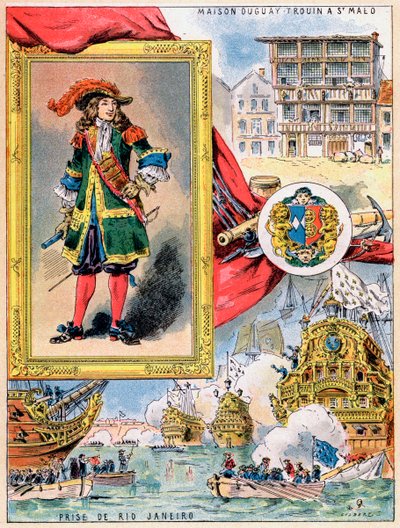 René Duguay-Trouin, corsaro francese di Saint-Malo, 1898 da Gilbert