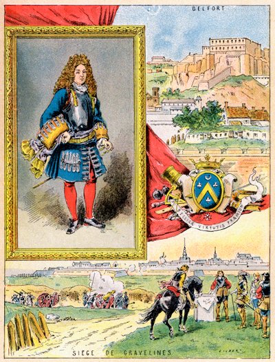 Sébastien le Prestre de Vauban, ingegnere militare francese, 1898 da Gilbert