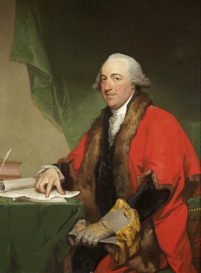 Henry Cruger, di New York, sindaco di Bristol e maestro della Merchant Venturers Society da Gilbert Stuart