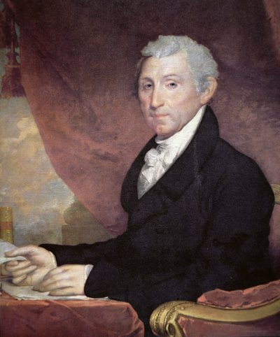 James Monroe (1758-1831) da Gilbert Stuart