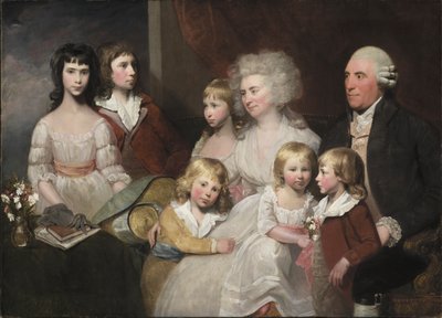 La famiglia Todd, c.1785 da Gilbert Stuart