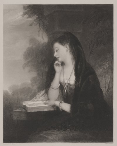 Il pensieroso da Gilbert Stuart Newton