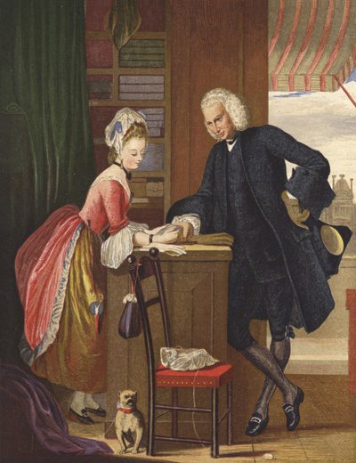 Yorick e la Grisette da Gilbert Stuart Newton