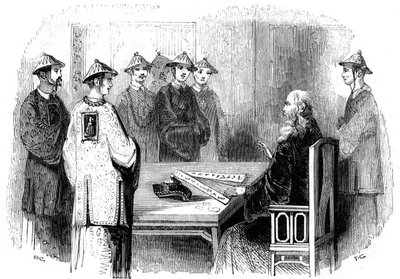 Confucio e i suoi discepoli, V secolo a.C., 1847 da Giles