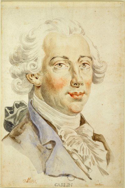 Ritratto di Carlo Antonio Bertinazzi 1710-1783, 1740s da Gilles Allou