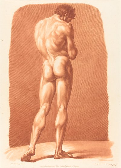 Accademia (679) da Gilles Antoine Demarteau after Jean Jacques François Le Barbier