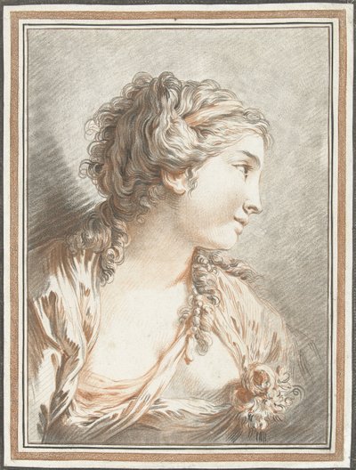 Busto di donna da Gilles Demarteau