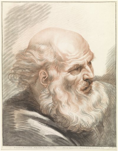 Testa di vecchio con barba da Gilles Demarteau
