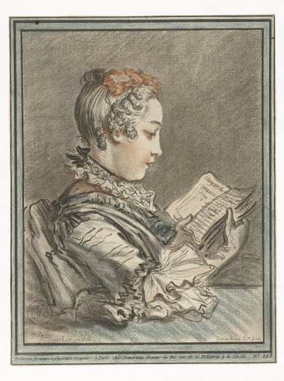 Donna che legge da Gilles Demarteau