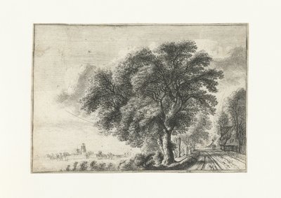 Paesaggio con vista su Dordrecht a sinistra da Gilles Neyts