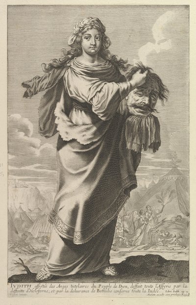Giuditta, 1647. Creatori: Gilles Rousselet, Abraham Bosse da Gilles Rousselet and Abraham Bosse